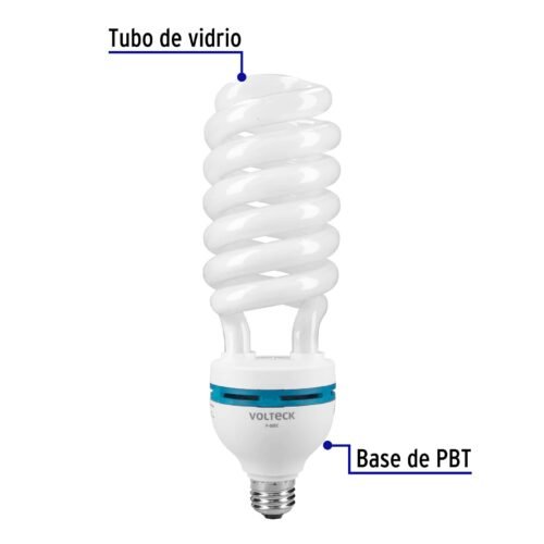 48216 - Lámpara espiral T5 55 W alta potencia luz de día, caja