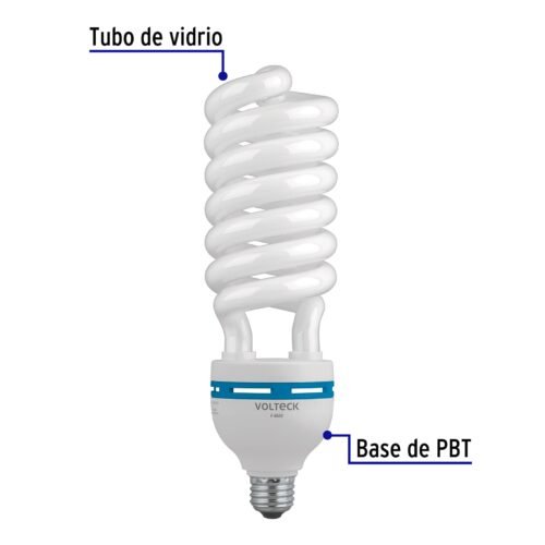 48217 - Lámpara espiral T5 65 W alta potencia luz de día, caja