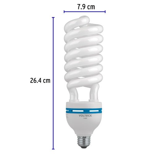 48217 - Lámpara espiral T5 65 W alta potencia luz de día, caja