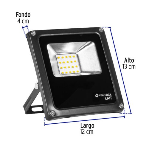 48218 - Reflector delgado de LED 10 W luz de día, Volteck