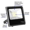48219 - Reflector delgado de LED 20 W luz de día, Volteck