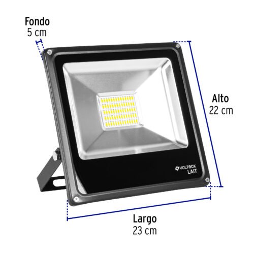 48220 - Reflector delgado de LED 30 W luz de día, Volteck