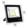 48221 - Reflector delgado de LED 50 W luz de día, Volteck