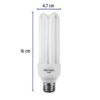 482262 48226 - Lámpara triple T4 20 W luz de día en blíster, Volteck