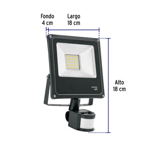 482291 48229 - Reflector LED 20 W alta intensidad con sensor de movimiento