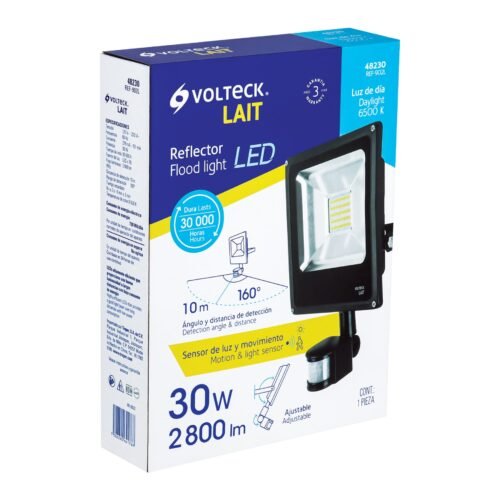 48230 - Reflector LED 30 W alta intensidad con sensor de movimiento