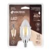 48253 - Lámpara LED tipo vela 4 W con filamento base E12 luz cálida