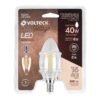 482543 48254 - Lámpara LED tipo vela 4 W con filamento base E14 luz cálida