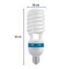48260 - Lámpara espiral 85 W base mogul E39 220 V luz día, caja