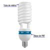 48261 - Lámpara espiral 105 W base mogul E39 220 V luz día, caja
