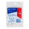 48279 - Bolsa con 20 grapas blancas de 6 x 9.5 mm para cable plano