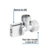 48286 - Llave angular de 1/2", 1/4 de vuelta, blíster, FOSET BASIC