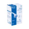 482935 48293 - Regadera plástica redonda 2-1/2" gris-blanca, Foset Basic