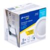 48346 - Luminario LED empotrado redondo de 5 W, luz de día, Volteck