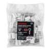 48367 - Bolsa con 50 casquillos dobles de aluminio, 1/4", FIERO