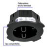 48373 - Bote integral de 8 cm, aro interno de 11 cm, Volteck