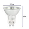 48380 - Lámpara de halógeno 50 W tipo MR 16 base GU10, Volteck