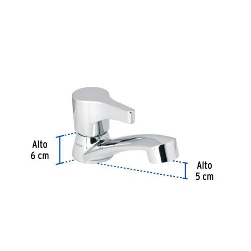 48381 - Llave individual lavabo, ABS, palanca, BASIC