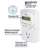 48386 - Temporizador digital, 8 eventos, Volteck