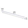 483911 48391 - Luminario lineal delgado de LED 36 W para gabinete, Volteck