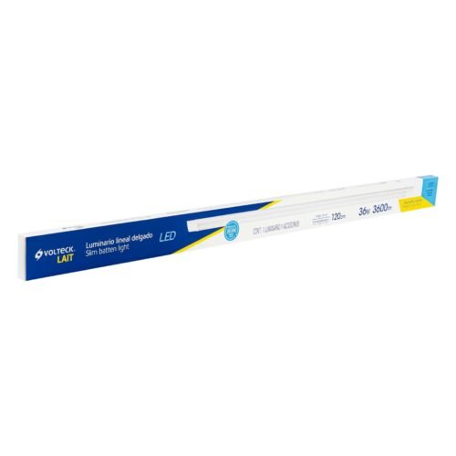 483915 48391 - Luminario lineal delgado de LED 36 W para gabinete, Volteck