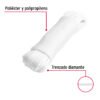 48392 - Piola de poliéster diamante de 4mmx15m blanca, madeja, FIERO