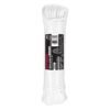48394 - Piola de poliéster diamante de 6mmx15m blanca, madeja, FIERO