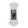 48395 - Piola de poliéster diamante de 4mmx30m blanca, madeja, FIERO
