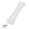 48396 - Piola de poliéster diamante de 5mmx30m blanca, madeja, FIERO