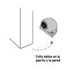 48399 - Tope tipo codo para puerta,latón antiguo, HERMEX