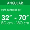 48429 - Soporte para pantallas de 32" a 70" con movimiento angular