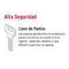 48437 - Jaladera y perilla, Lugo llave-mariposa, negro, HERMEX