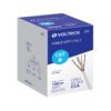 48449 - Metro de cable UTP CAT6, Bobina de 100m, blanco, VOLTECK