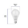 484592 48459 - Lámpara LED A25 18 W (equiv. 125 W) luz cálida, caja Volteck