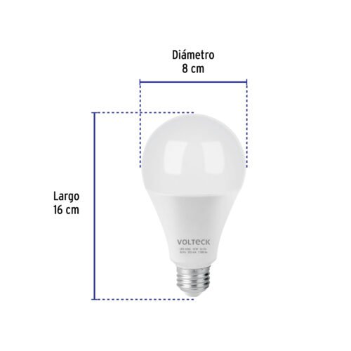 484592 48459 - Lámpara LED A25 18 W (equiv. 125 W) luz cálida, caja Volteck