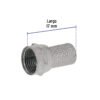 48482 - Bolsa con 4 conectores coaxiales RG 6 de enroscar, Volteck