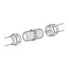 48483 - Bolsa con 4 conectores coaxiales RG 59 para conector macho