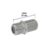 48484 - Bolsa con 4 conectores coaxiales RG 6 para conector macho