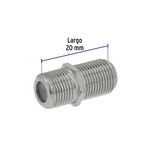 48484 - Bolsa con 4 conectores coaxiales RG 6 para conector macho