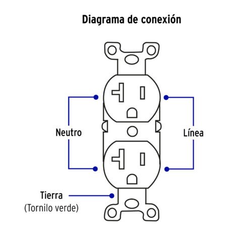 484963 48496 - Placa armada contacto dúplex,2 polos,línea Standard,aluminio