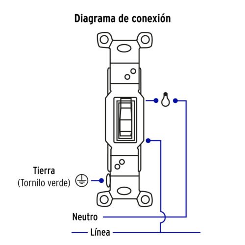 484973 48497 - Placa armada interruptor sencillo, línea Standard, aluminio