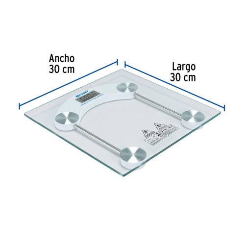 48526 - Báscula digital 180kg para baño, Foset