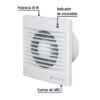 48530 48530 - Extractor de aire de 4", blanco, VOLTECK