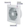 48532 - Extractor de aire de 6", blanco, VOLTECK