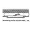 485473 48547 - Luminario ultradelgado redondo p/empotrar 12W, luz de día