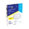 485484 48548 - Luminario ultradelgado redondo p/empotrar 18W, luz de día