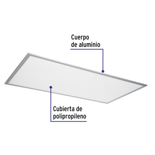 485511 48551 - Panel delgado colgante de LED 65 W 60 x 120 cm luz de día