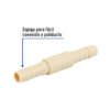 48552 - Cople inserción de 3/8" de polipropileno, Foset