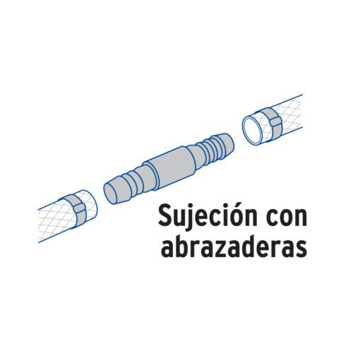 48552 - Cople inserción de 3/8" de polipropileno, Foset