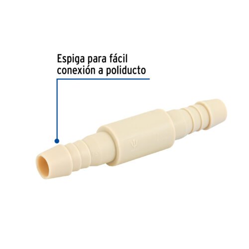 48553 - Cople inserción de 1/2" de polipropileno, Foset